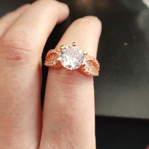 Zerconia stainless steel ring